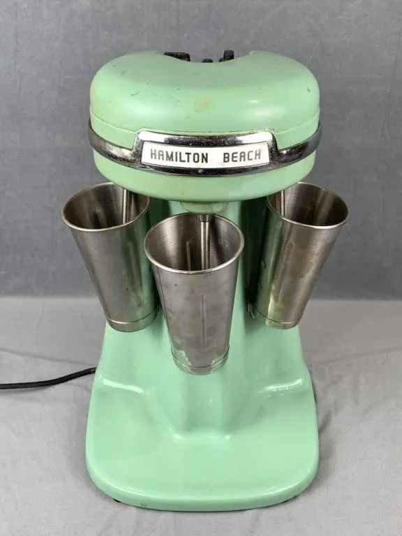 Antique Malt Shop Hamilton Beach Metal Shake