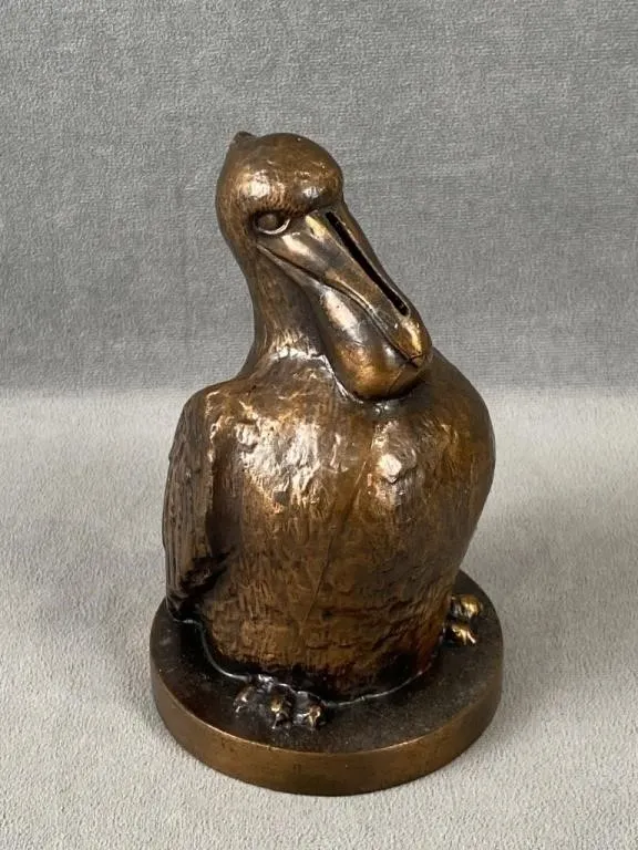 C1930 Cast Pelican Still Bank