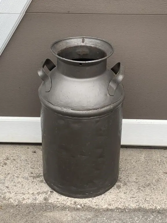 Antique Metal Milk Can
