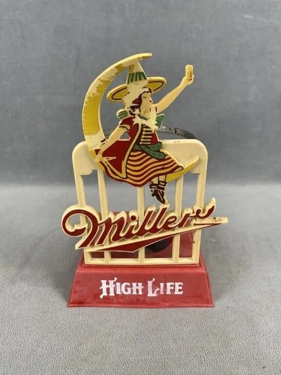 Miller High Life Advertising Glass Holder
