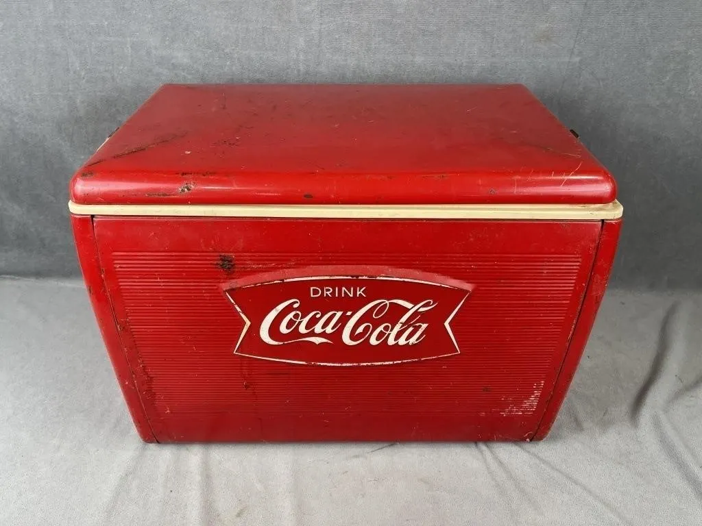 Antique Coca Cola Cooler