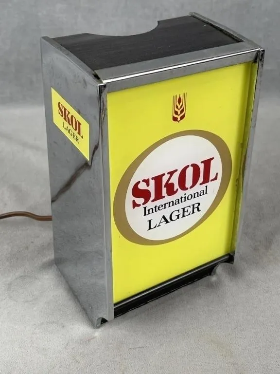 SKOL Lager Light Up Sign