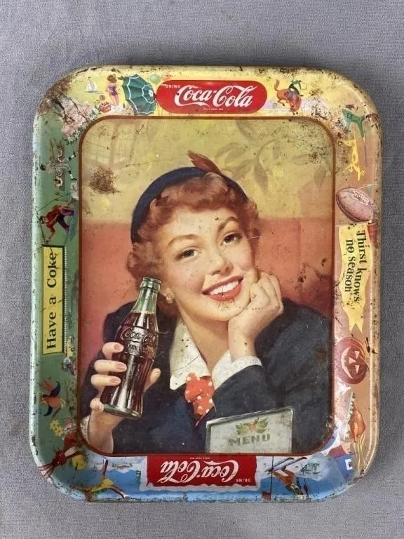 Antique Coca Cola Tray
