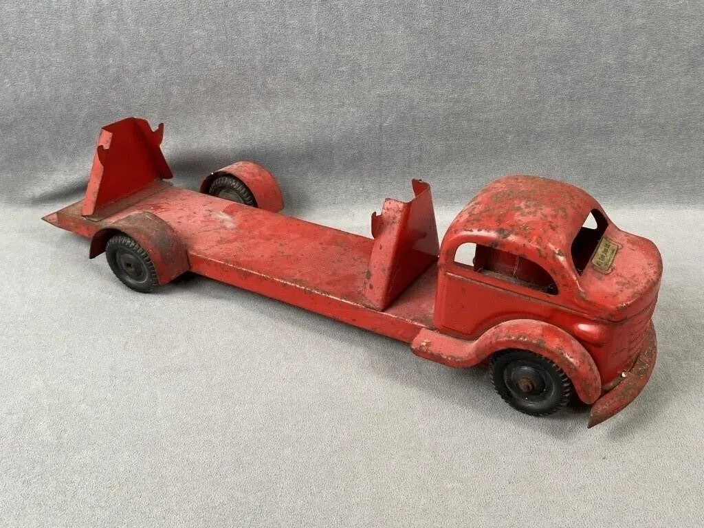 Antique Al's Cycle Shops Pressed Metal Truck