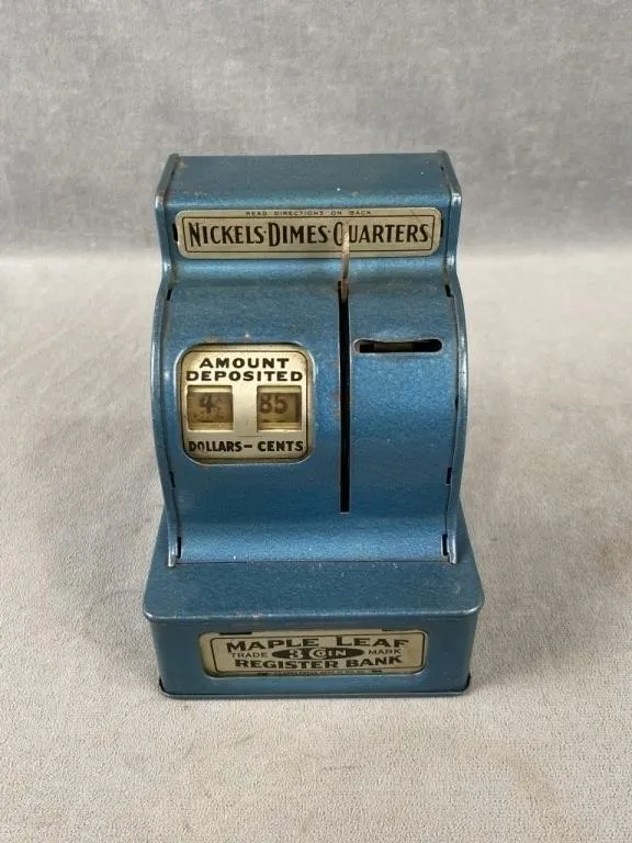 Antique Toy Tin Cash Register