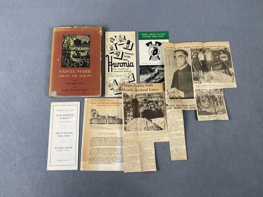 1st Ed 1954 Sainte-Marie Among the Hurons