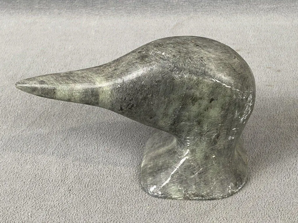 Inuit Bird Soapstone Carving