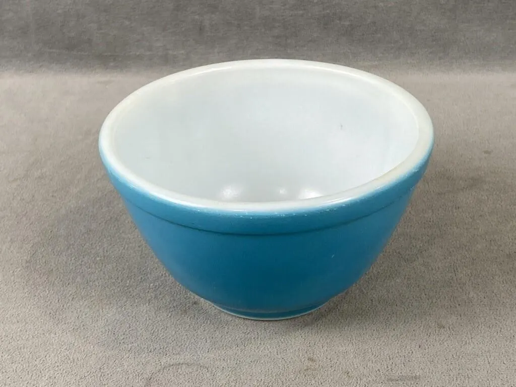 Small Blue Pyrex Bowl