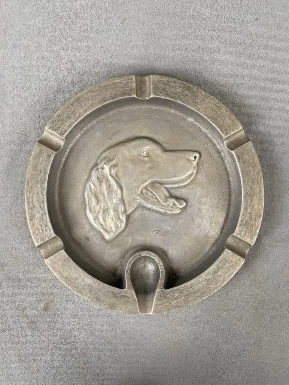 Vintage Signed Bruce Fox Cigar Pipe Ashtray
