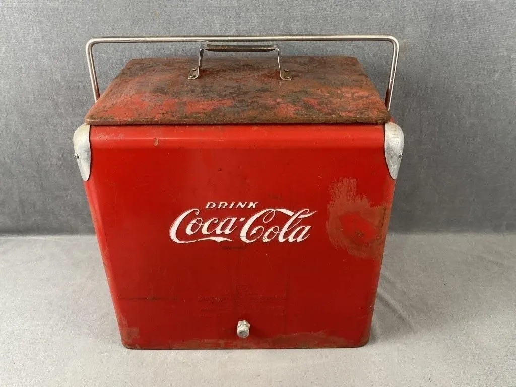 Antique Coca Cola Cooler