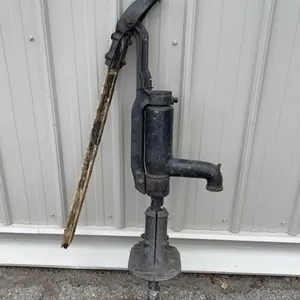 Antique Black Cast Iron Hand Pump
