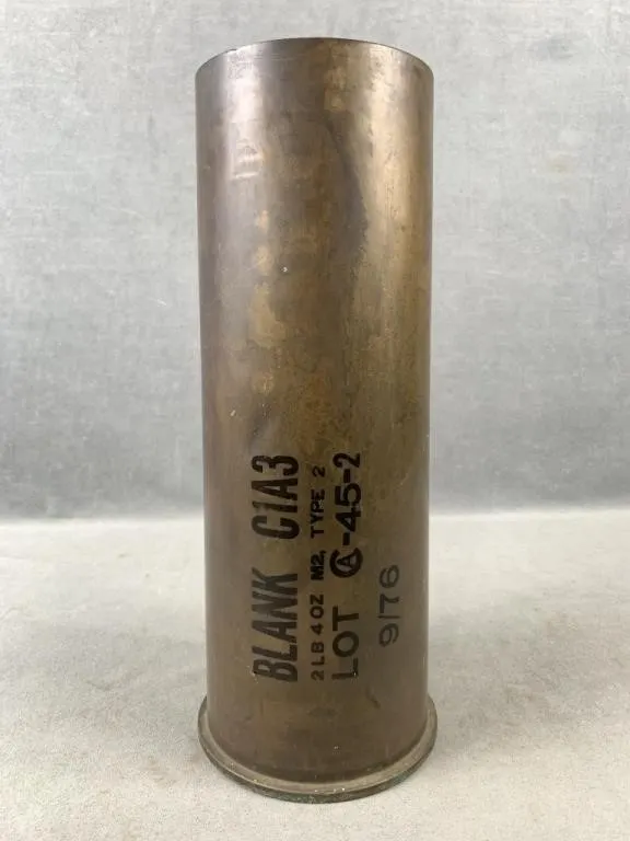 WWII Era Blank Brass Shell Casing