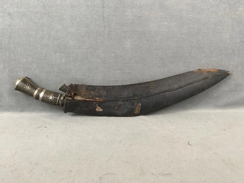 Genuine WWII Gurkha Knife w Original Scabbard