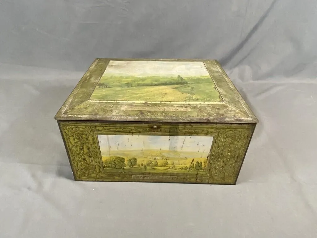 Antique Lithographed Tin of Mohawk Valley