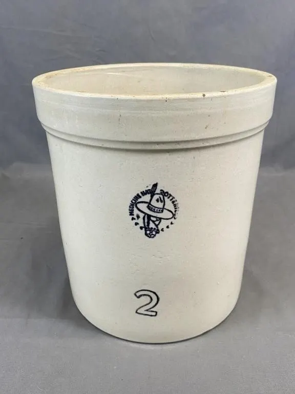 Medicine Hat Potteries 2 Gallon Open Crock