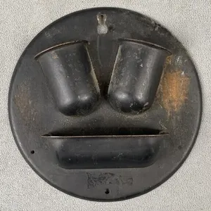 Antique Tin Wall Mount Match Holder