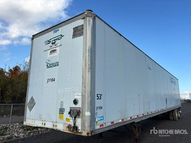 2008 Stoughton 53 ft x 102 in T/A Van Trailer