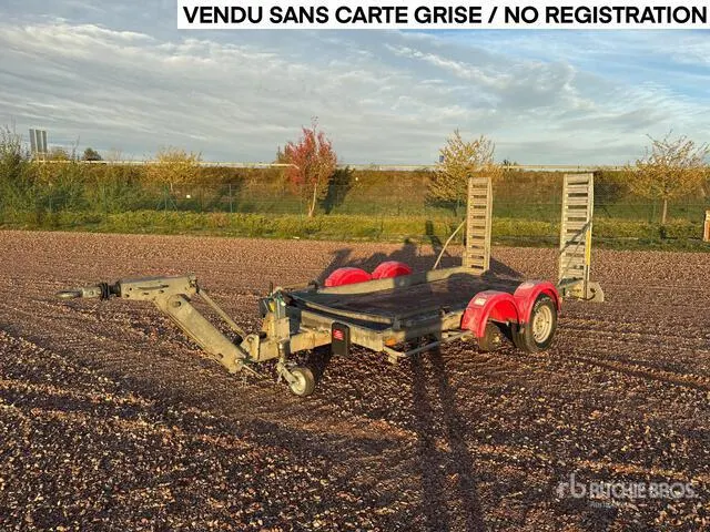 Hubiere TPG352R T/A Remorque Equipment Trailer