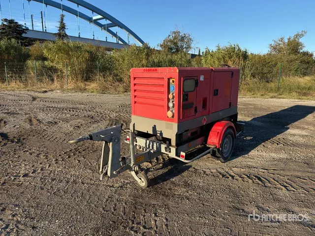 2012 Atlas Copco QAS30 30 kVA Mobile Groupe Electrogene Generator Set