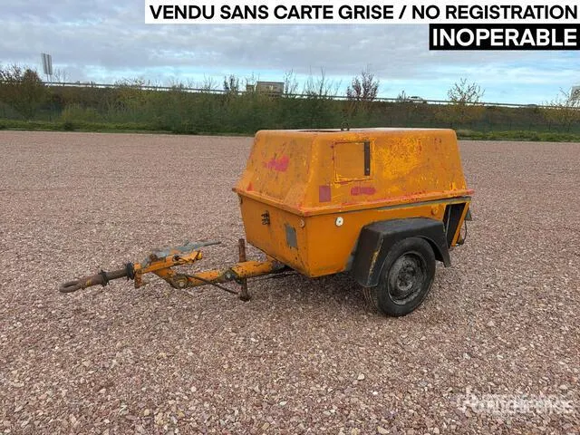 Ingersoll-Rand P85WD Mobile Compresseur Air Compressor (Inoperable)
