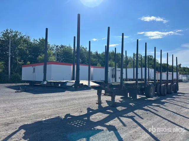 2024 Fabrinord 48 ft Quad/A Hayrack Log Trailer