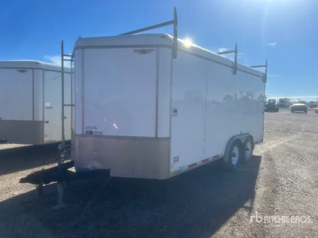 2013 H & H TC16 2 Enclosed Trailer