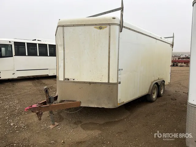 2011 H & H 16 ft T/A Enclosed Trailer
