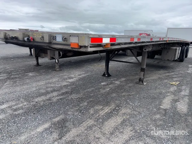 1997 East 18000 lb 48 ft T/A Flatbed Trailer