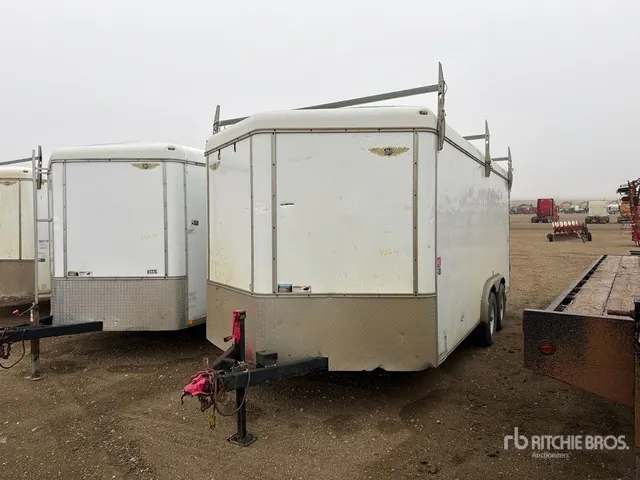 2011 H & H 16 ft T/A Enclosed Trailer