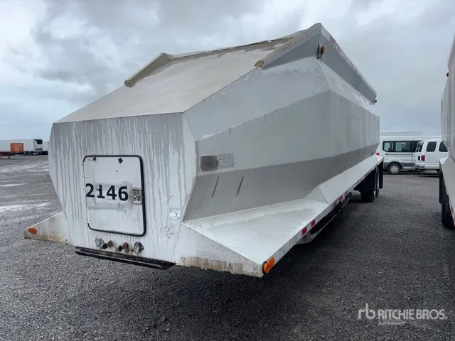 2001 Marquez 38 ft T/A Aluminum Belly Dump Trailer