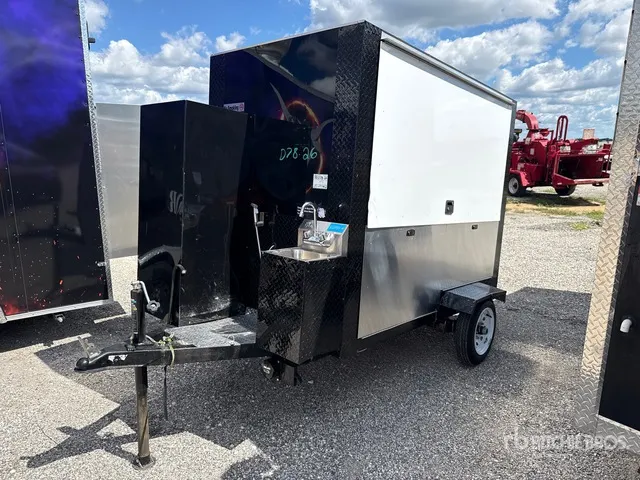 2026 Hook & Line Cargo 7 ft S/A Food Concession Trailer