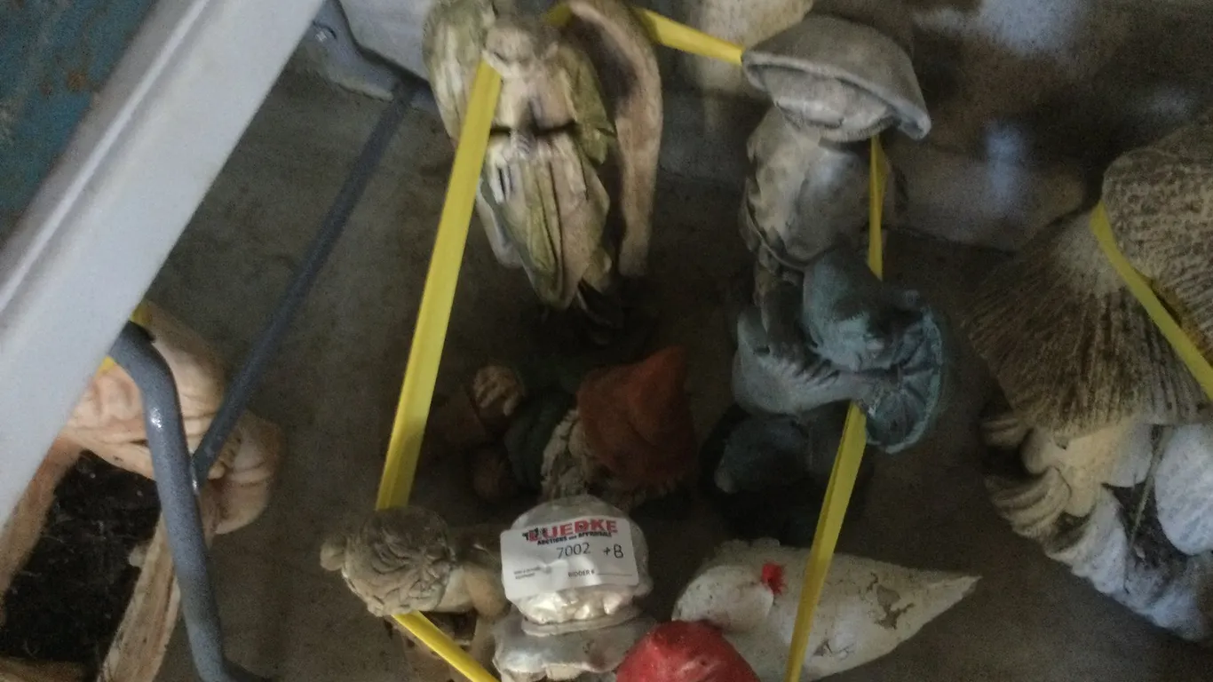 (8) Small Cement Pieces