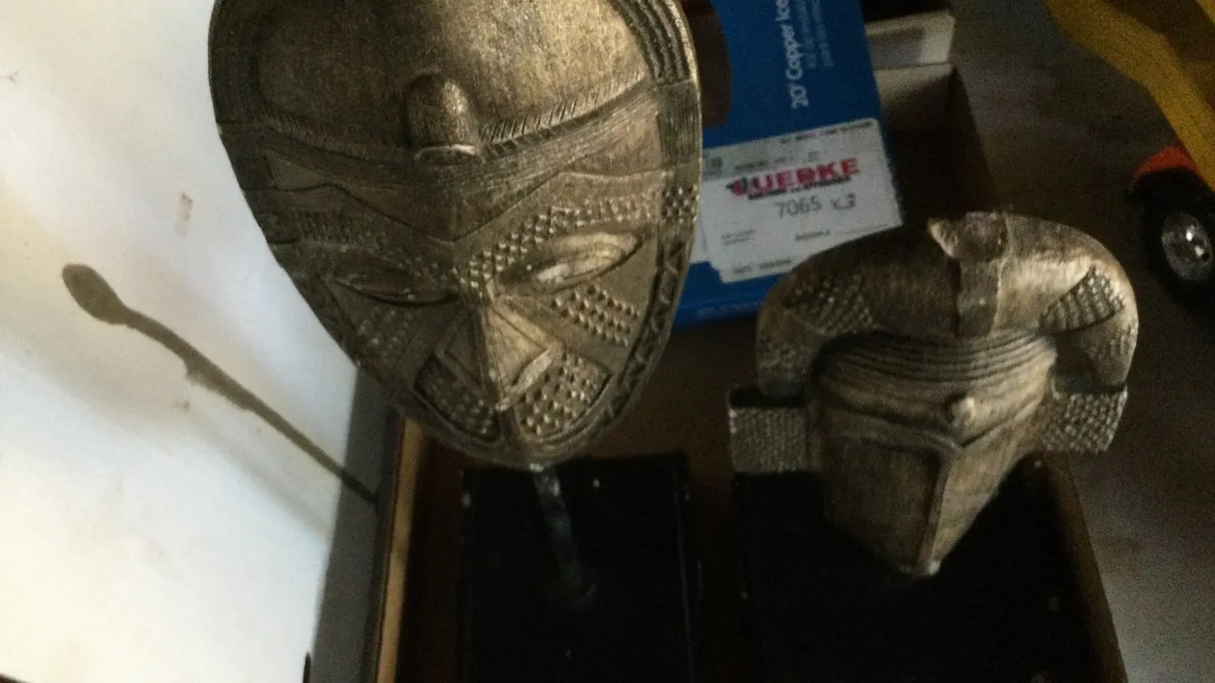 (2) Egyptian Masks