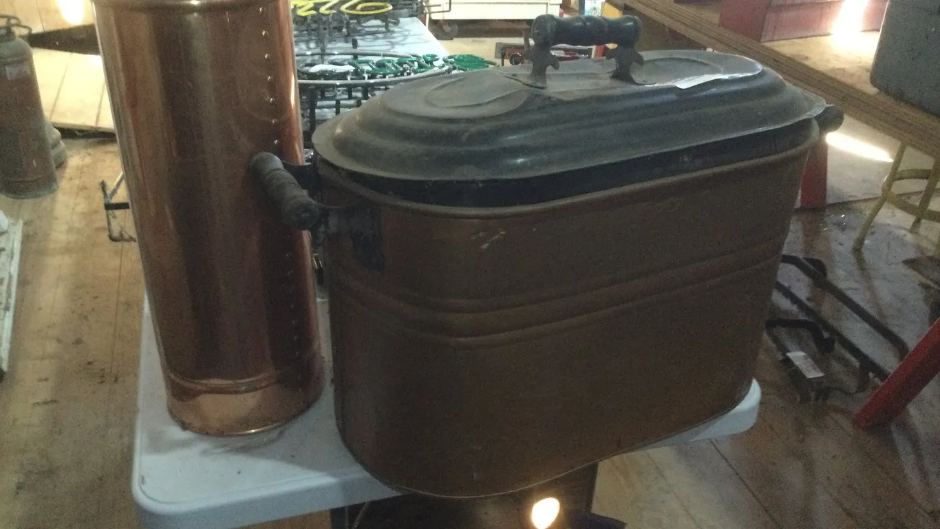 Tall Copper Vase