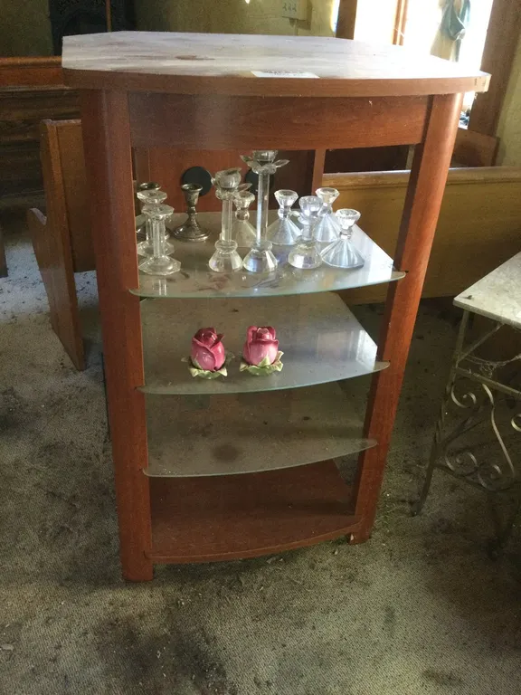 Curio Cabinet (3) Glass Shelves