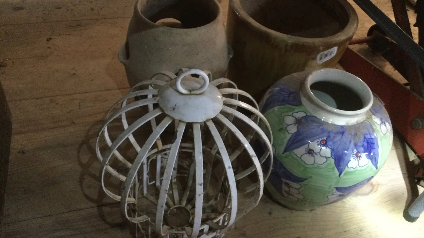 (4) Flower Pots