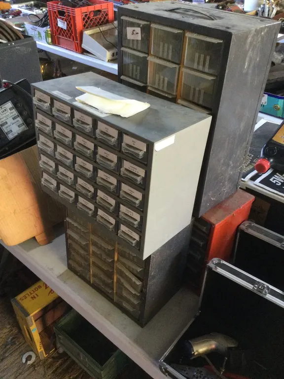 (4) Storage Cabinets