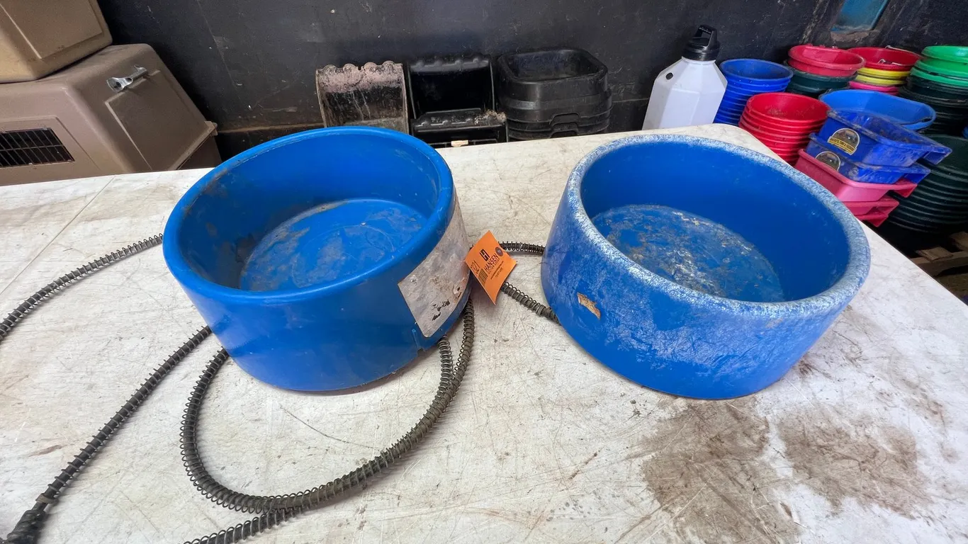(2) Electric Water Dishes