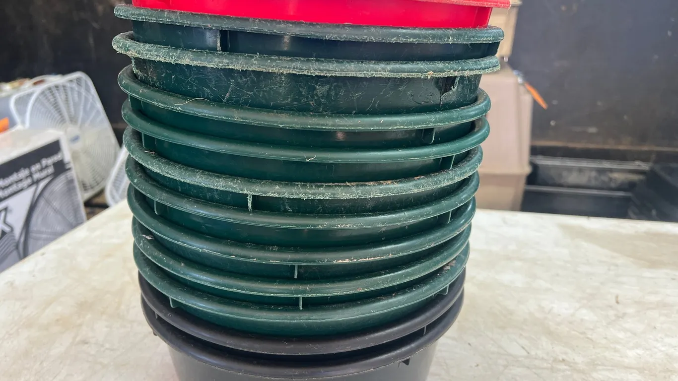 (12) Plastic Feed Dishes