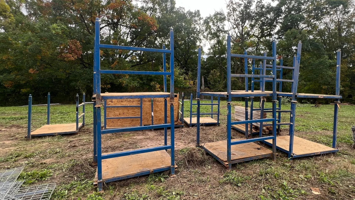 (12) Stackable Pallets and Misc.