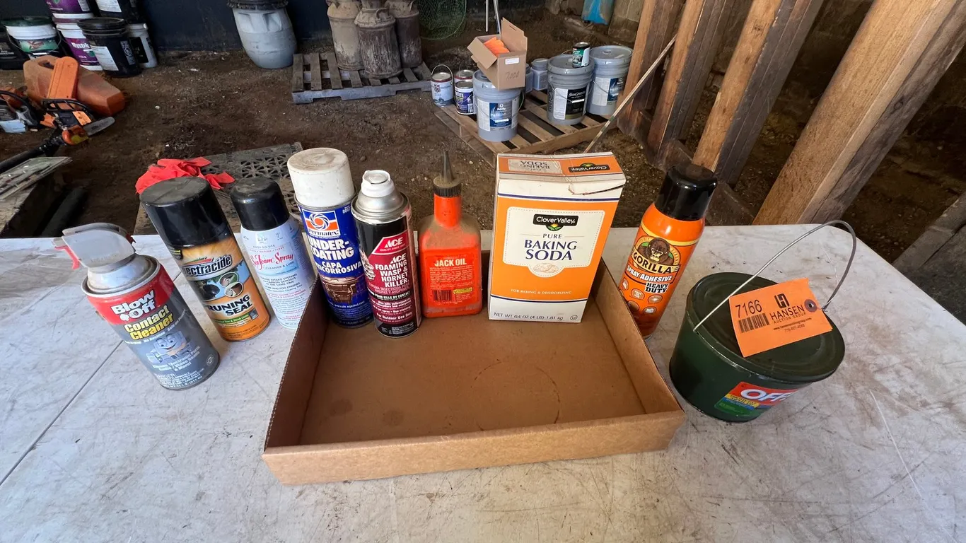 Miscellaneous Aerosol Cans