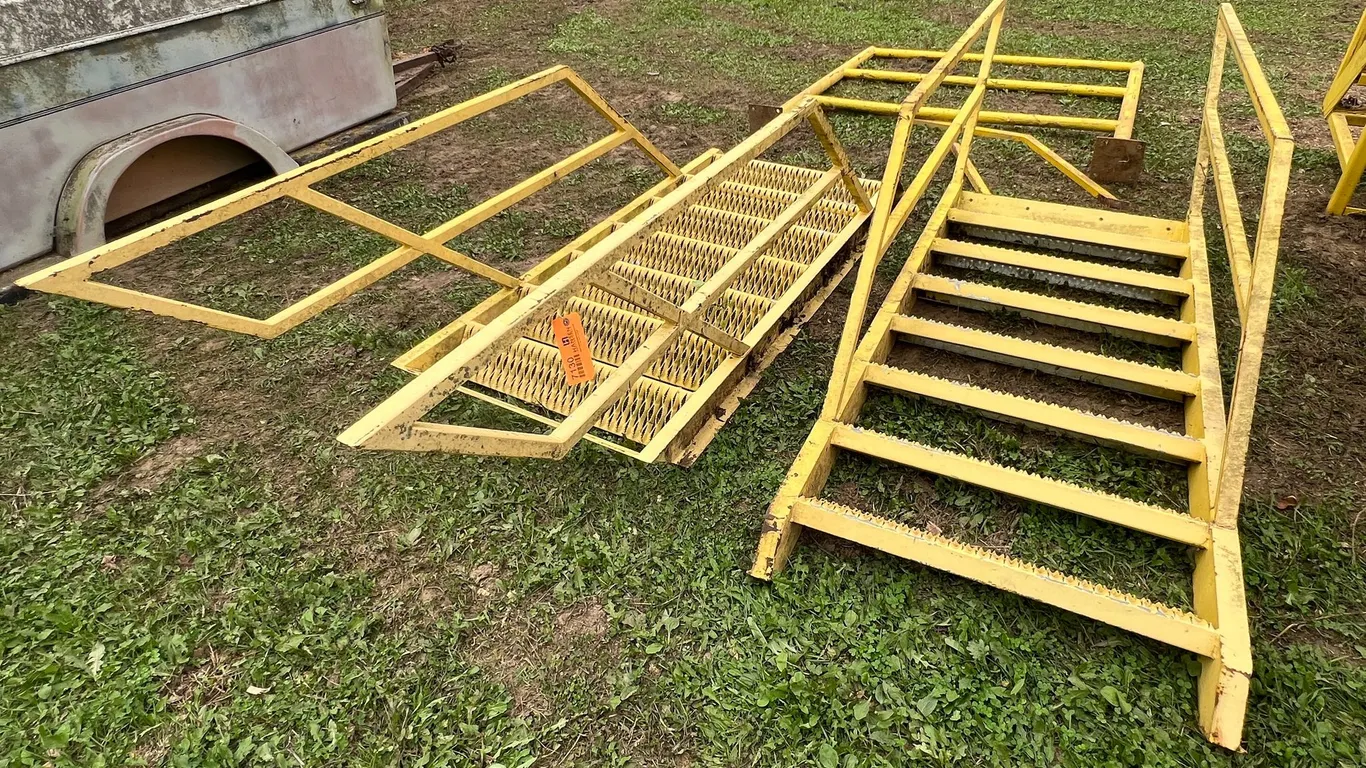 (2) Metal Stairs
