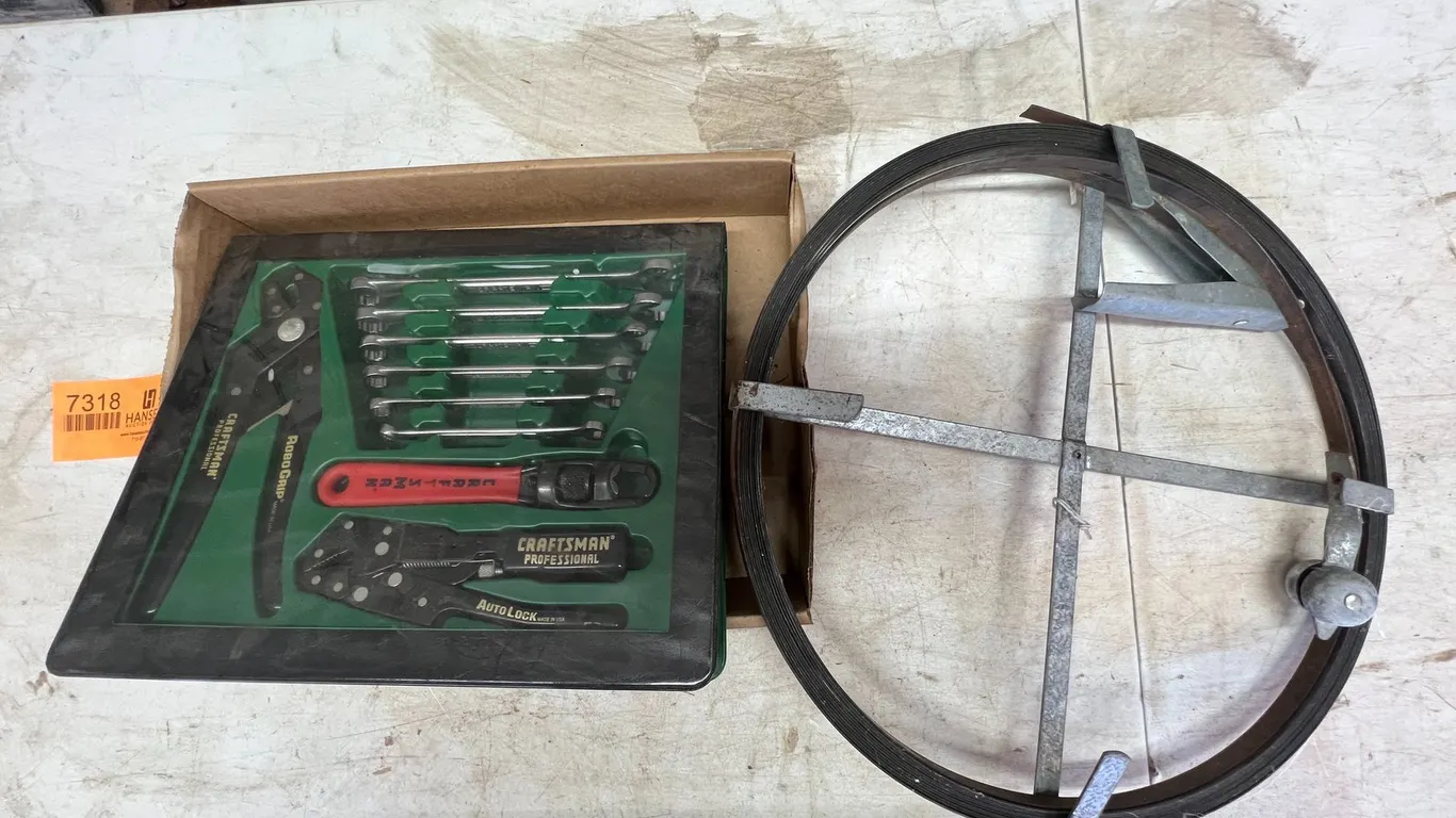 Craftsman Tool Set and Sewer Snake