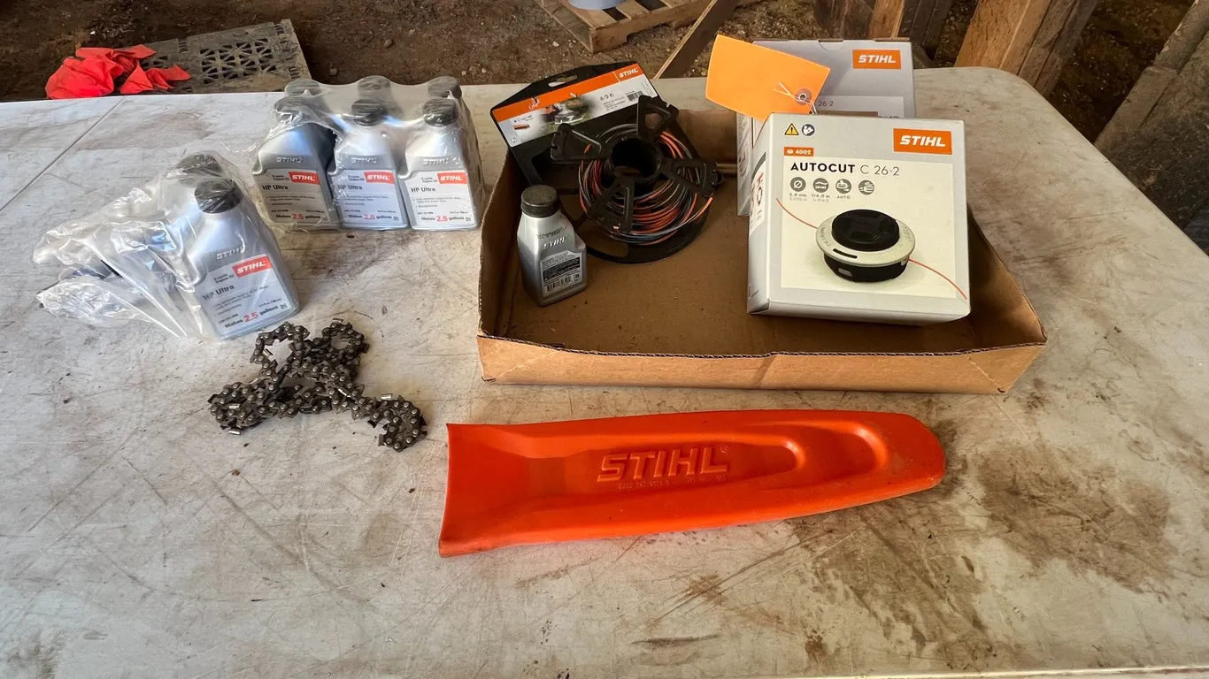 Box of Misc. Stihl Parts