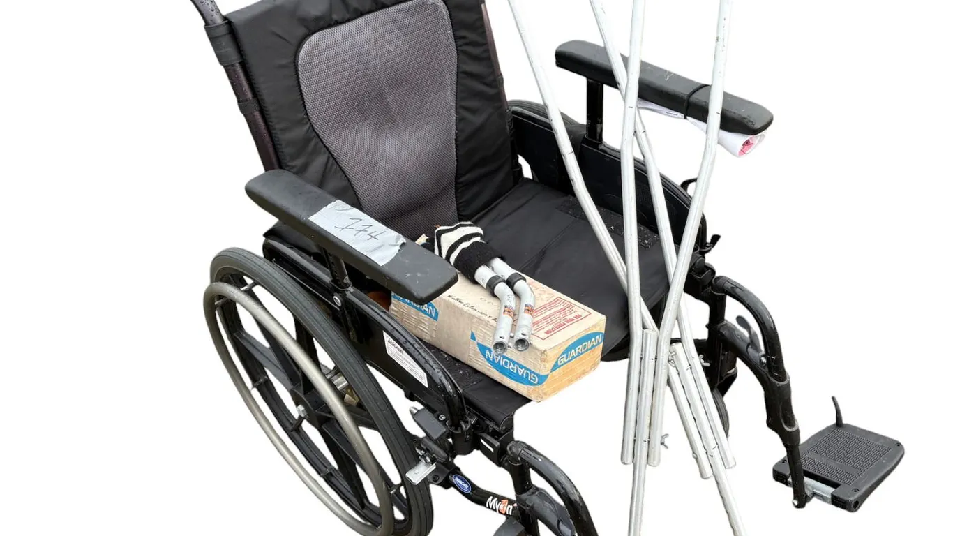 Wheelchair and Crutches