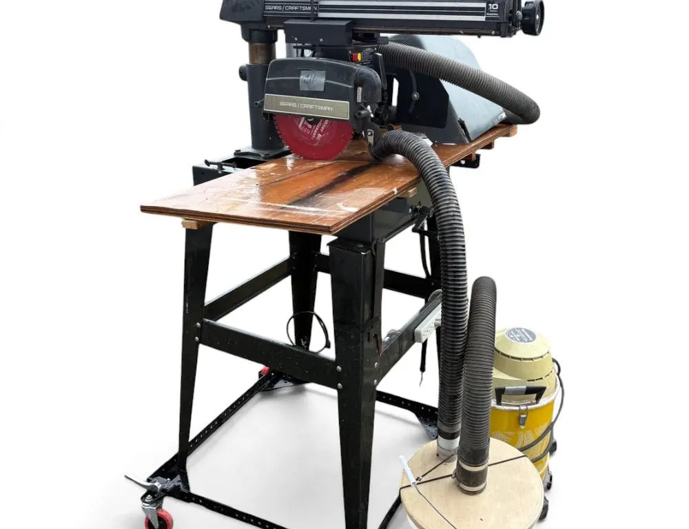 Sears / Craftsman Radial Arm Saw with Vacuum / Dust System