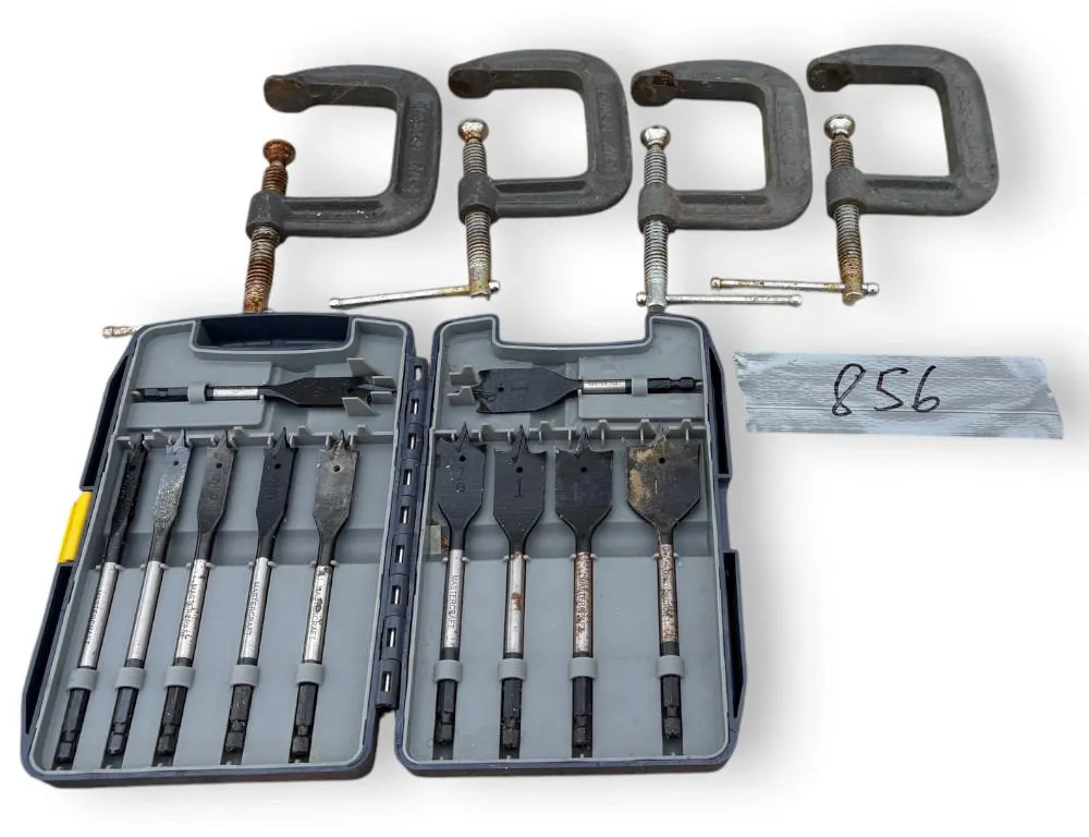 C- Clamps, Wood Chisels