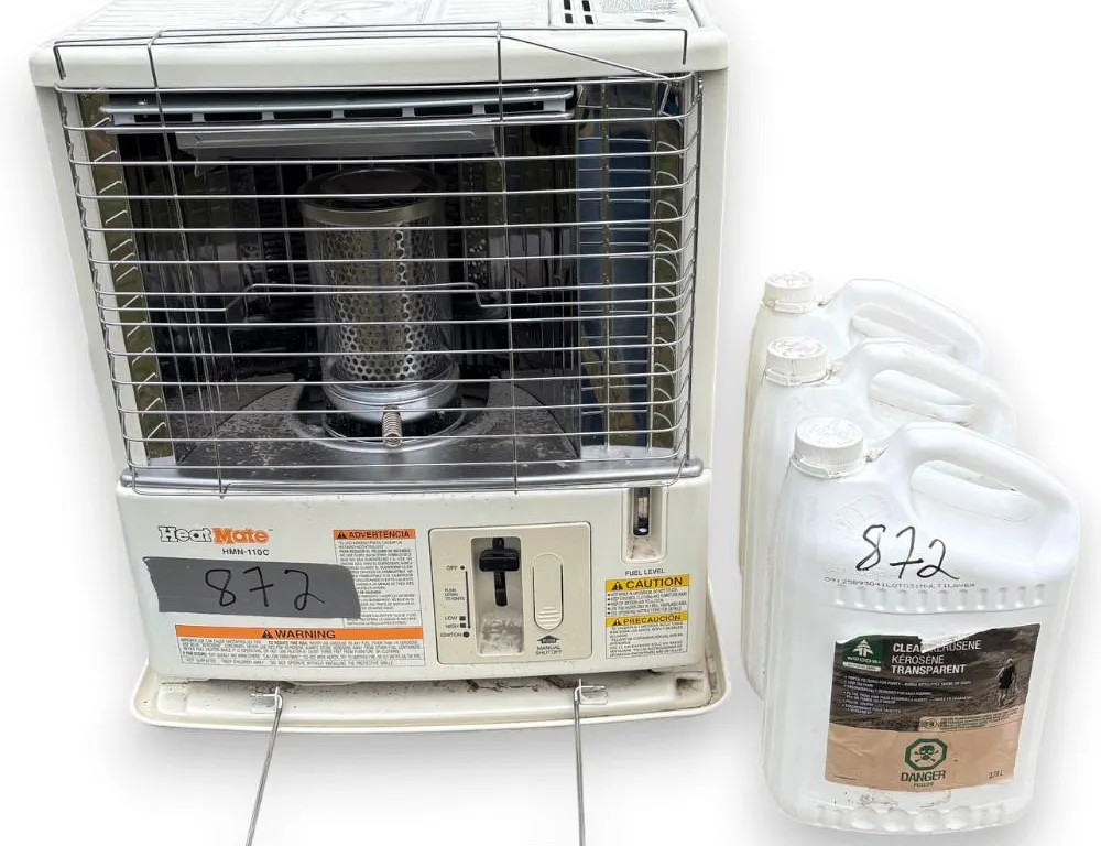 Heatmate Hmn-110c Heater with 3 Gallon of Kerosene