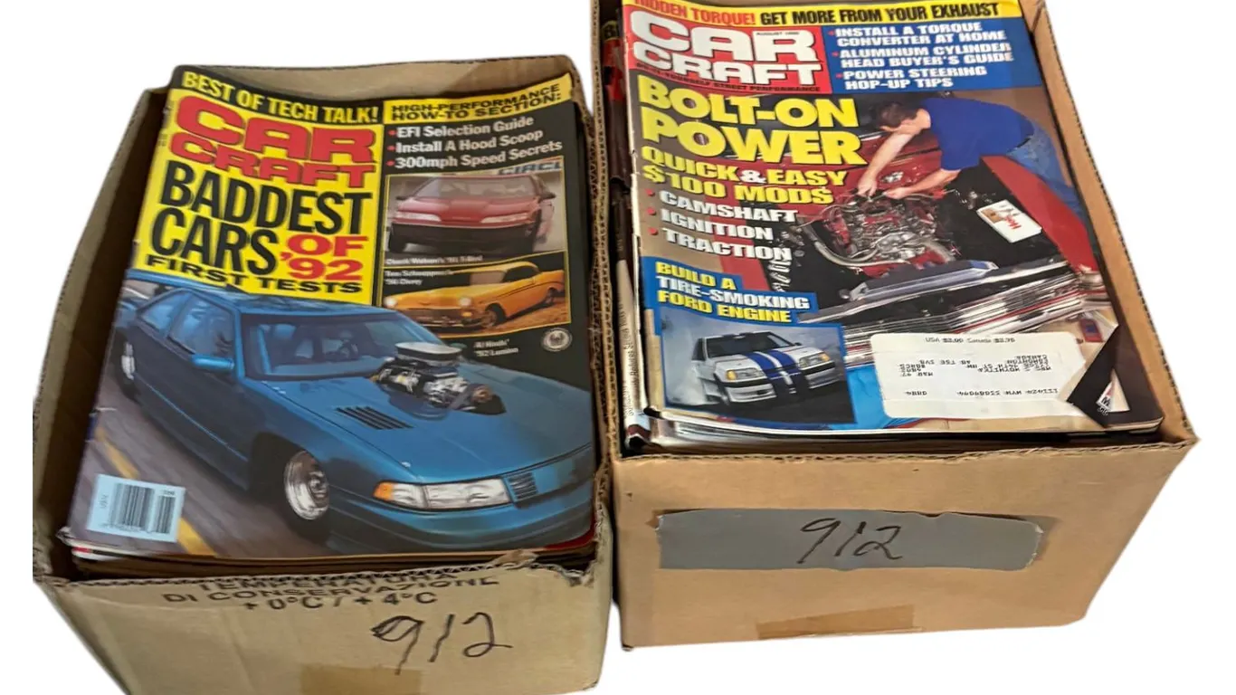2 Boxes Of Magazines - Hot Rods and Muscle Cars