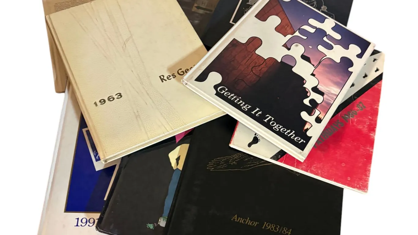 Vintage Year Books from all over Canada - 12 Books in all